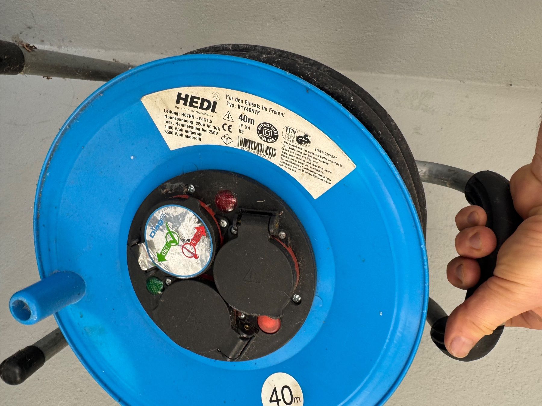 Kabel: Hedi Kabelrolle 40 Meter Lieferung gratis – Gebraucht aus Thun von Thuno6 1