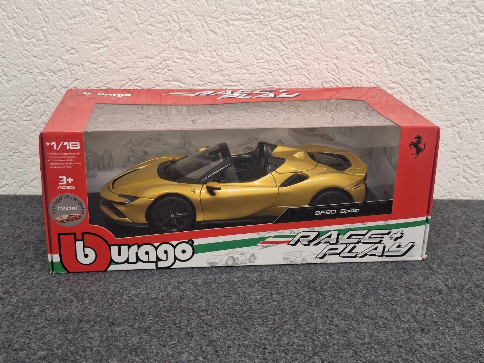 Bburago Voitures modèles: Bburago Ferrari SF90 Spider 1/18   – Neuf (Voir description) à Grüt (Gossau ZH) par wisdomio7