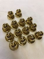 14er Satz Steckknöpfe Gold
