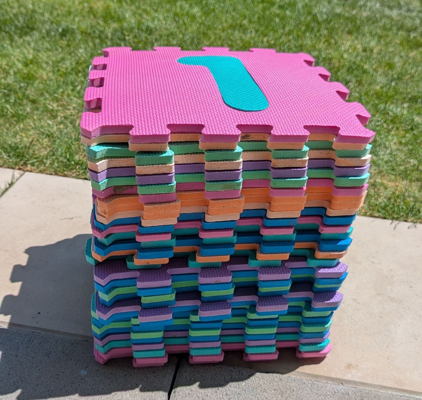 Spielmatte: Kinder Spielbodenplatten oder für unters Pool – Gebraucht aus Rothenburg von Sonne0310