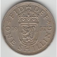 1 Shilling Grossbritanien 1957