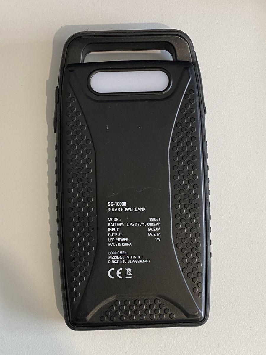 Batterie: Robust Solar Powerbank 10000mAh – Usato da Eggersriet venduto da damian.hug 1