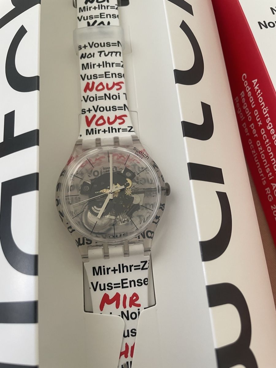 Swatch Orologi: Swatch Aktionärsuhr 2026 – Nuovo (secondo la descrizione) da Uetikon am See venduto da k2mn 1