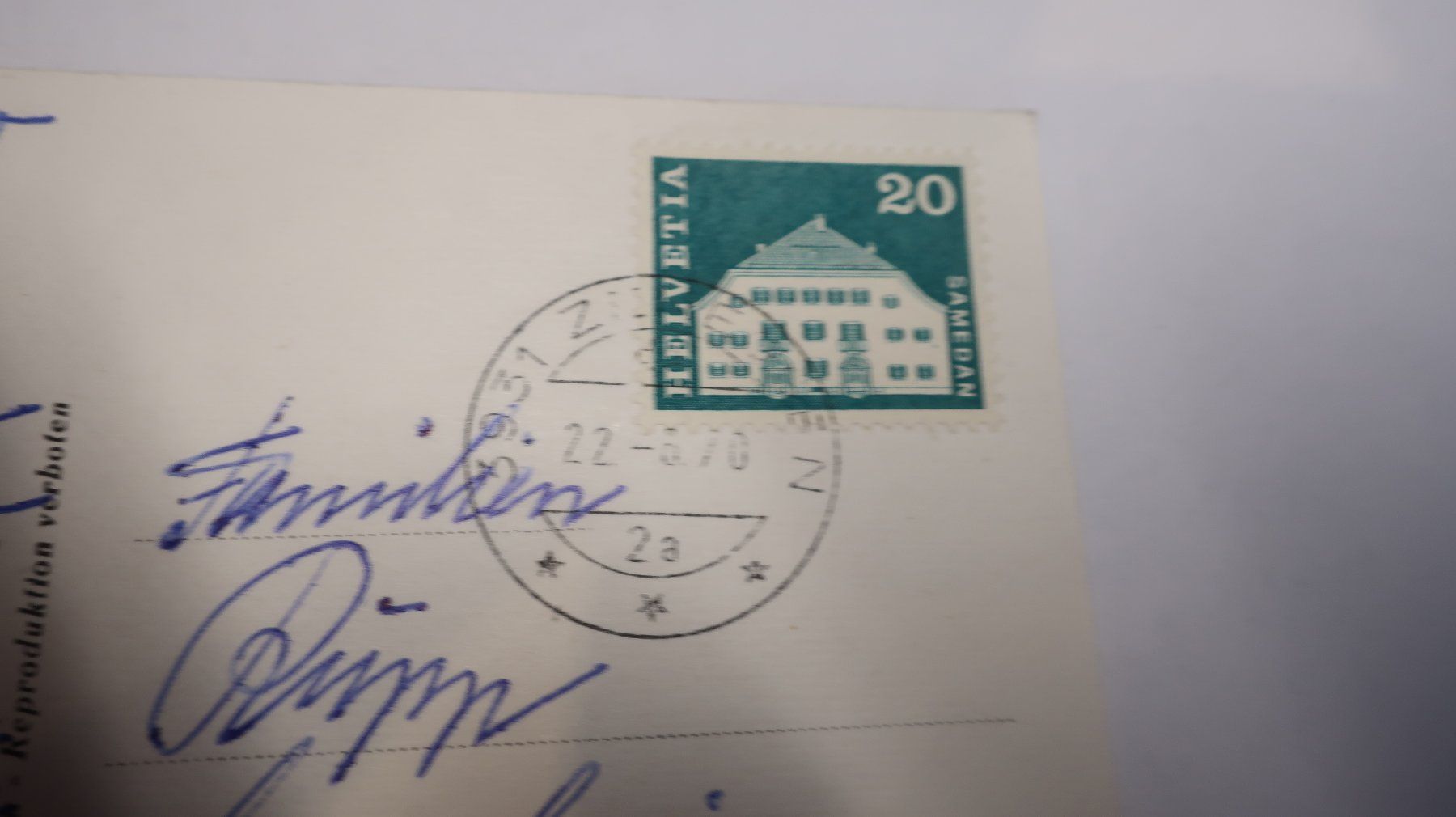 Cartes postales: Moosal Wallis Balfrin und Mischabel  1970 – D'occasion à Cormoret par Pascalll2001 4