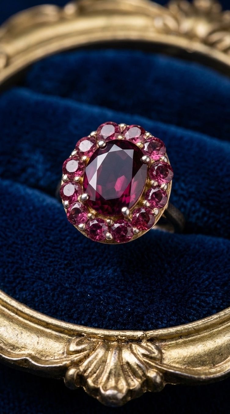 Ringe: Bague Grenat luxueuse – Neu und originalverpackt aus St-Maurice von Sandrinette123
