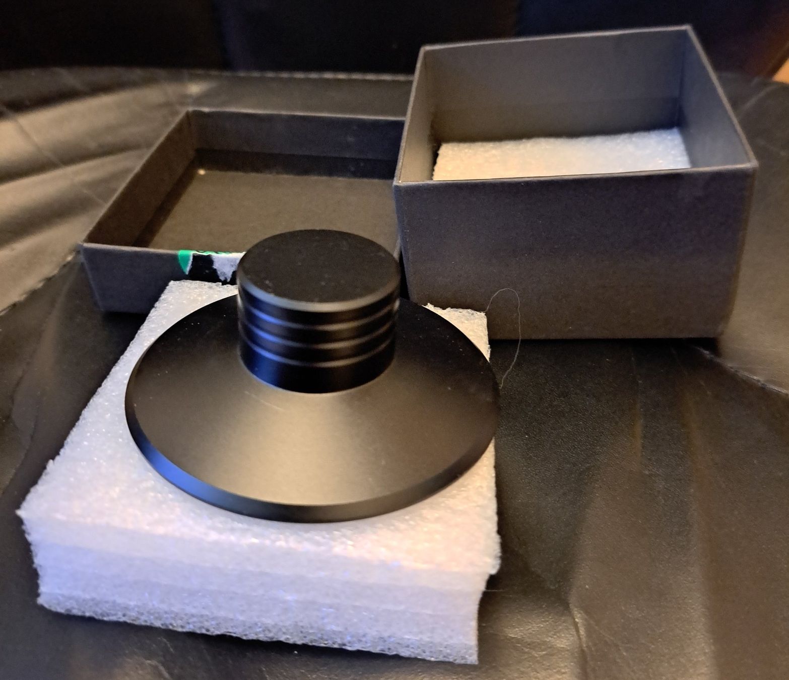 Giradischi: Plattenspieler Metall Stabilisator 125 gr. – Usato da Schlieren venduto da Rcaliforni