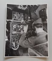 Altes Foto Aviatik Funker ? Navy RCM PLANE Militär Technik
