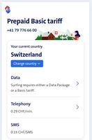 Prepaid 079 77 666 00 Swisscom simkarte