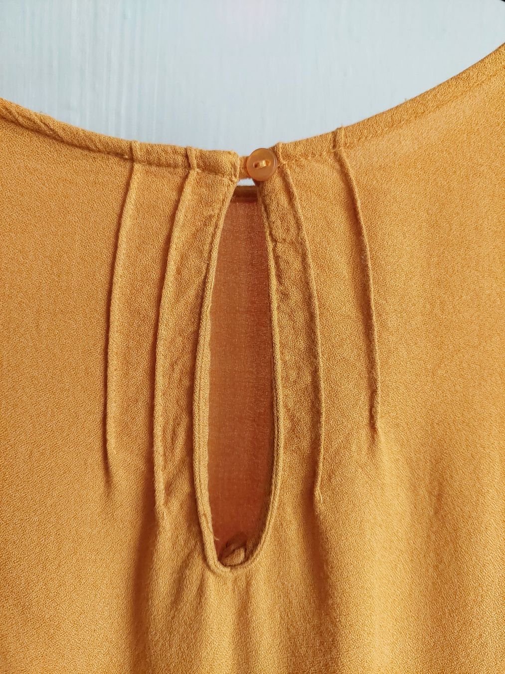 Bershka Camicette: Dunkelgelbe Bluse mit Spitze, BERSHKA, Gr. S – Usato da Sursee venduto da juliia_725 5