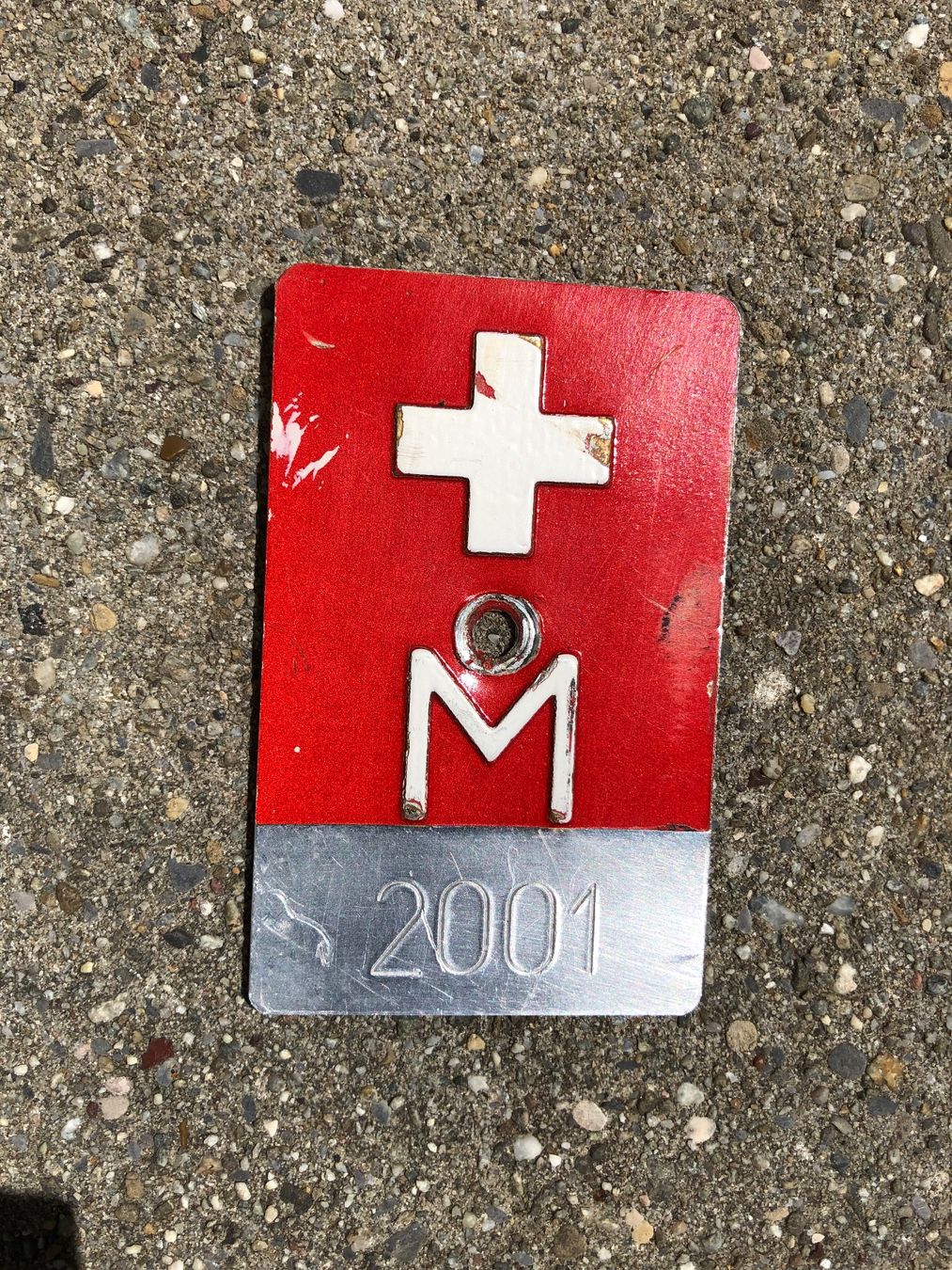 Insegne: Militär-Velo Nummerschild – Usato da Magden venduto da Hornet2