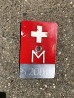 Militär-Velo Nummerschild