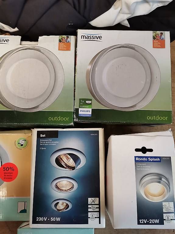 Lampade: Aussenleuchte, Einbauspot, Lampe, Wandlampe, Deckenlampe – Usato da Wiedlisbach venduto da materialkreislauf 1