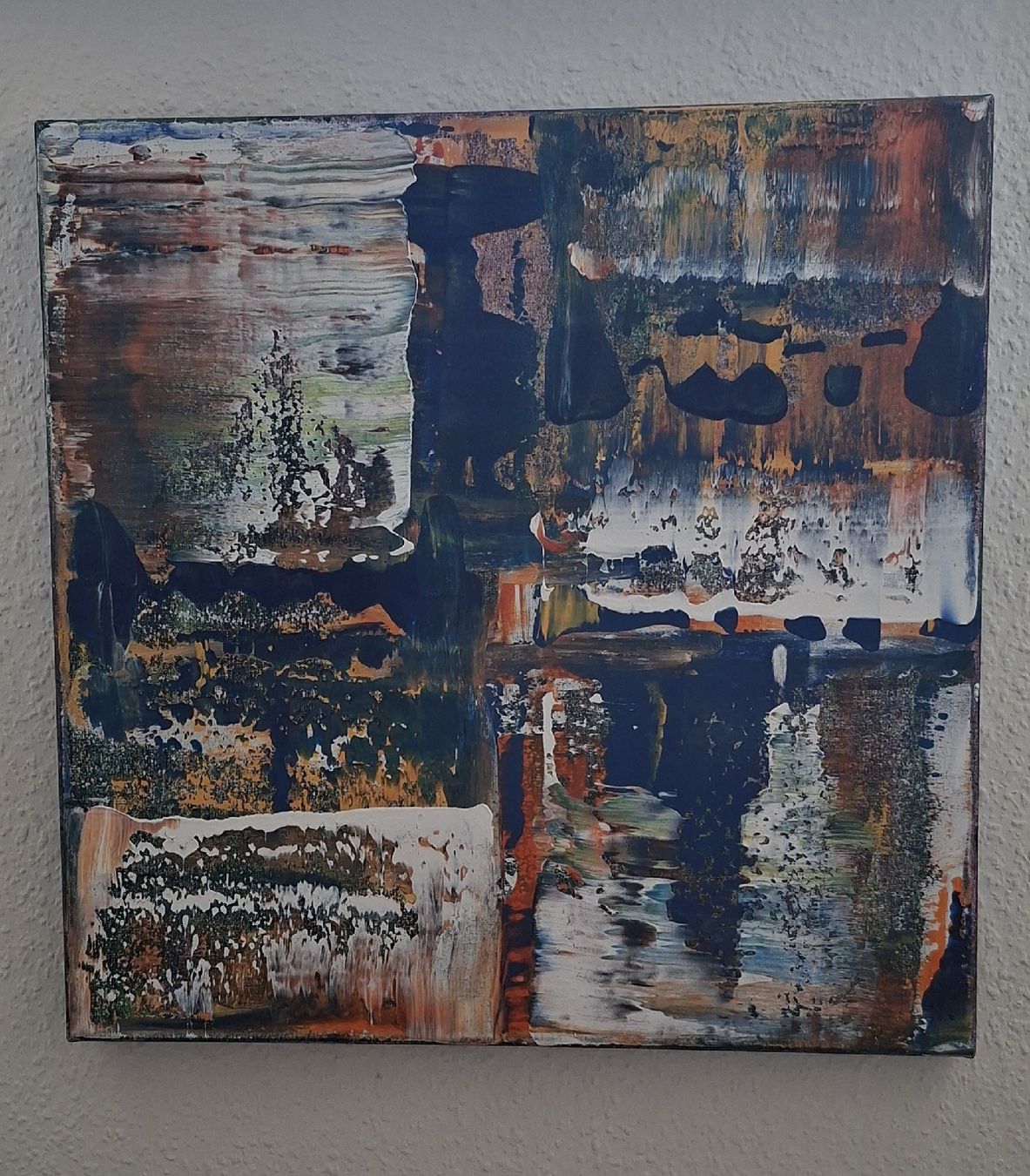 Gemälde: Gemälde " Schnittpunkte" handmade 40×40 – Neu (gemäss Beschreibung) aus Riehen von Steinbock1970 1