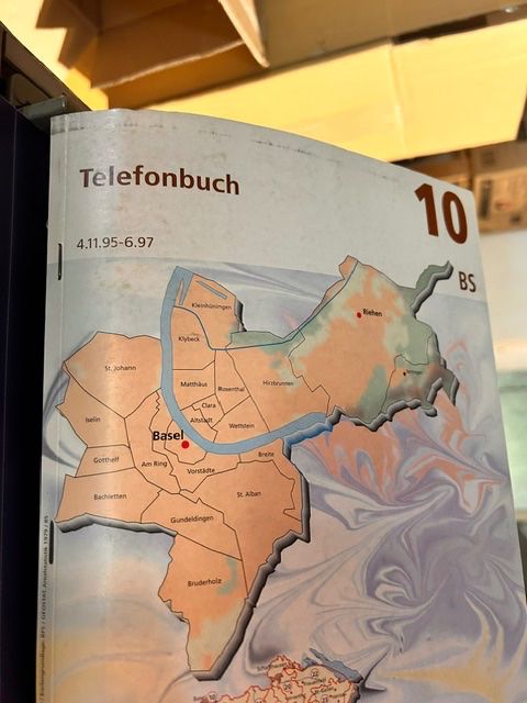 Téléphones: Telefonbuchregister Hängeregister Telefonzelle – D'occasion à Muttenz par Venturi75 8