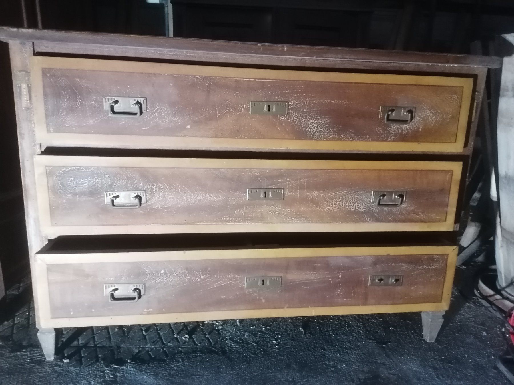 Cassettiere: Jungend still Antike Kommode Massiv Holz – Usato da Zuerich venduto da Ajackpot