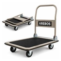Plattformwagen 300kg schwarz-creme