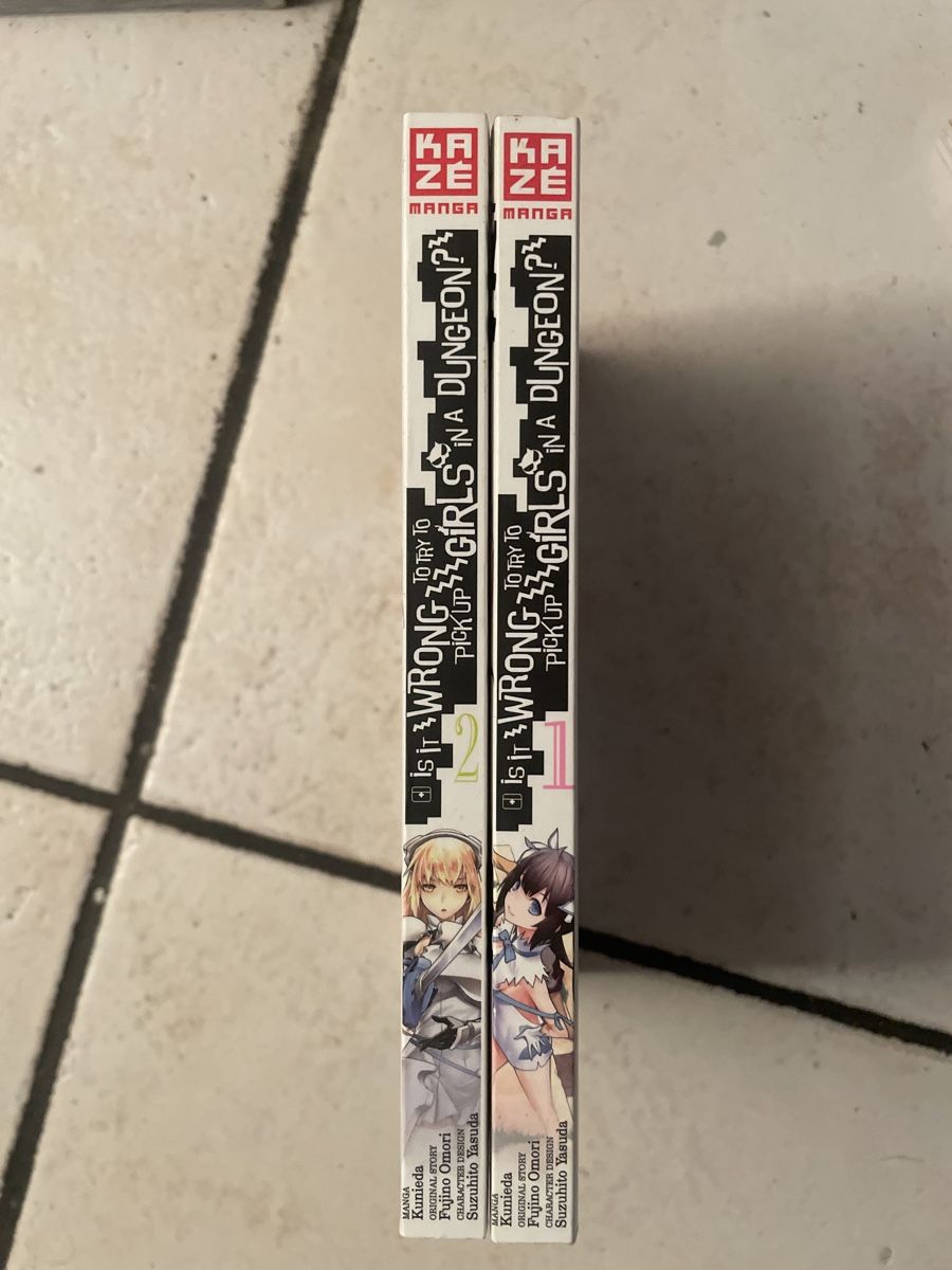 Fumetti: Manga "Is it Wrong..." Band 1 & 2, guter Zustand – Nuovo (secondo la descrizione) da Obergerlafingen venduto da cabo4 2