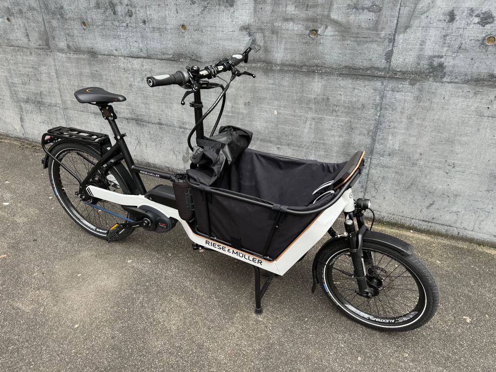 Cargobike Riese & Müller Packster 40 mit Kindersitz Neu Kaufen auf Ricardo