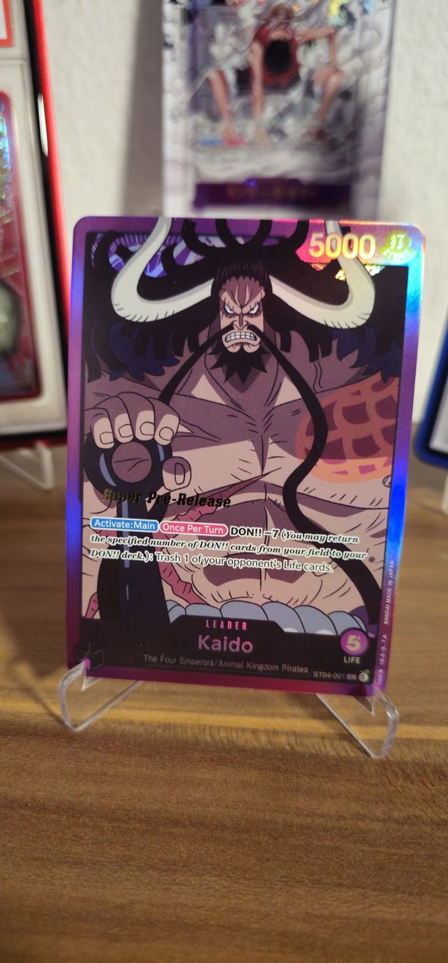 Bandai Carte collezionabili: One Piece TCG Super Pre-Release Leader Set – Usato da Thierachern venduto da YokaiStore 7