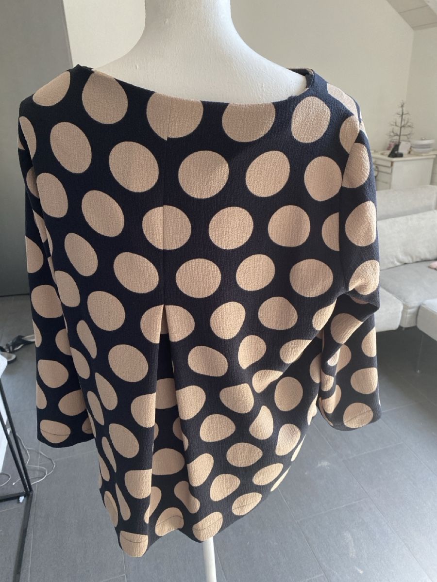 Opus Chemisiers: OPUS Falbesa Bluse Gr. 42 Schwarz / Beige – D'occasion à Homberg b. Thun par Homata 1