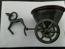 Statuette chariot Romain