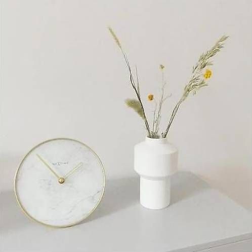 Orologi da terra & Orologi da parete: Nextime Tischuhr Marble – Usato da Aarwangen venduto da RDS-Rado 3