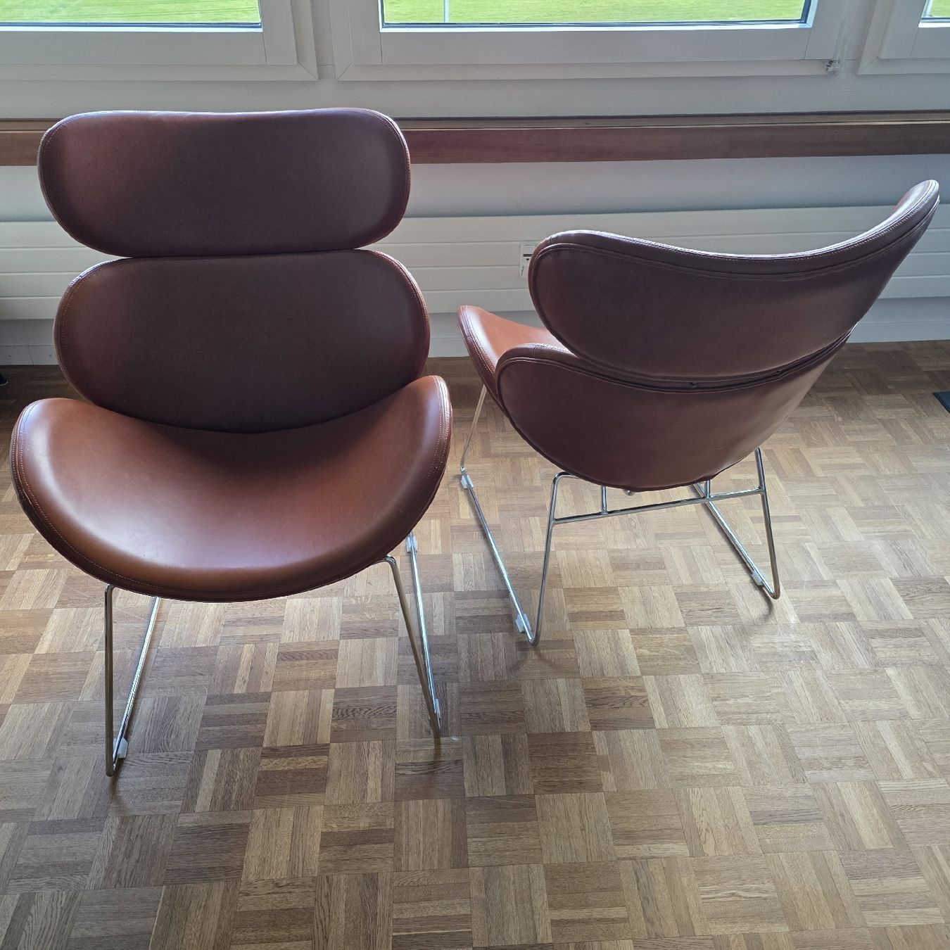 Poltrone: Vintage Design Sessel, Kunstleder Cognac – Usato da Cham venduto da jan_6hrg 1