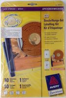 Avery 6407 Zweckform CD DVD Beschriftung Set inkl. Software