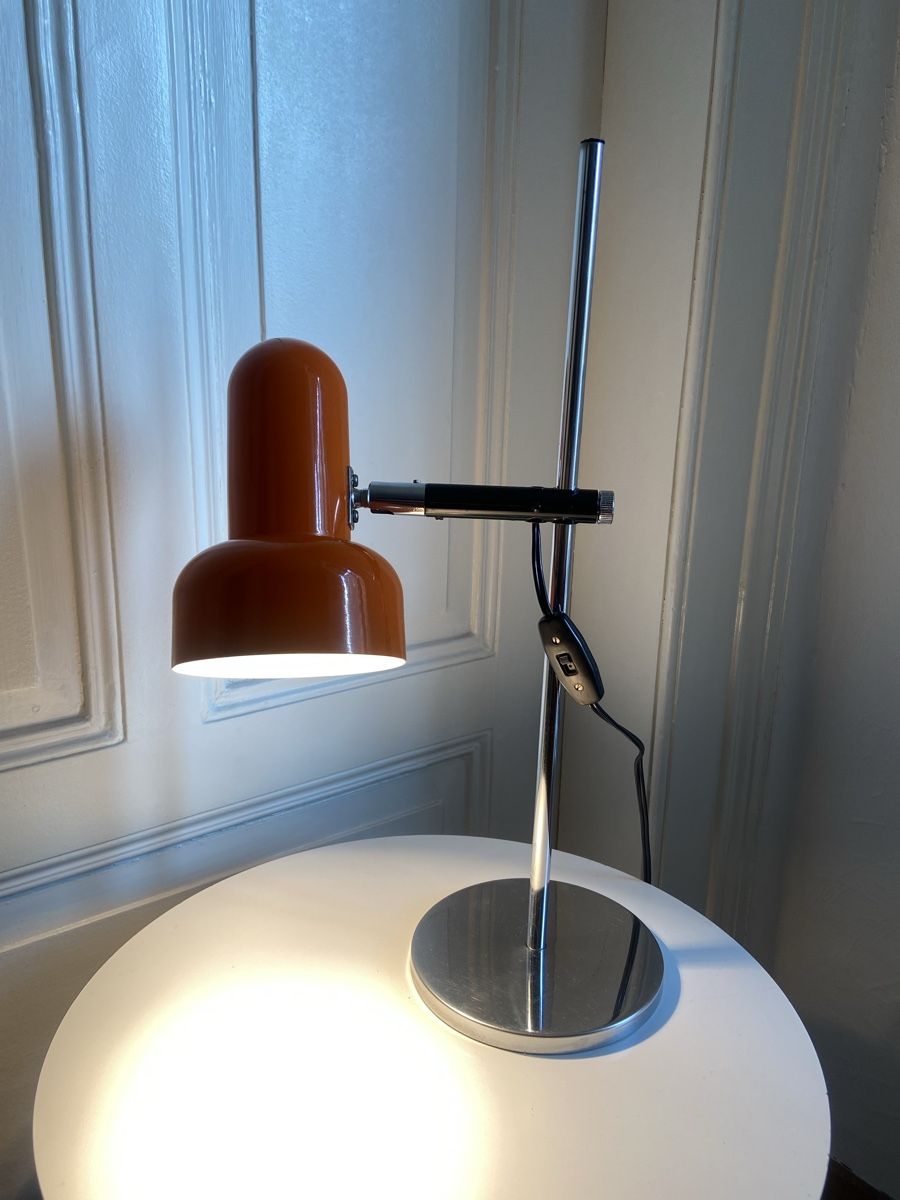 Lampade: Space Age Kult! Tischleuchte 51cm – Usato da Zürich venduto da Unique2400 1