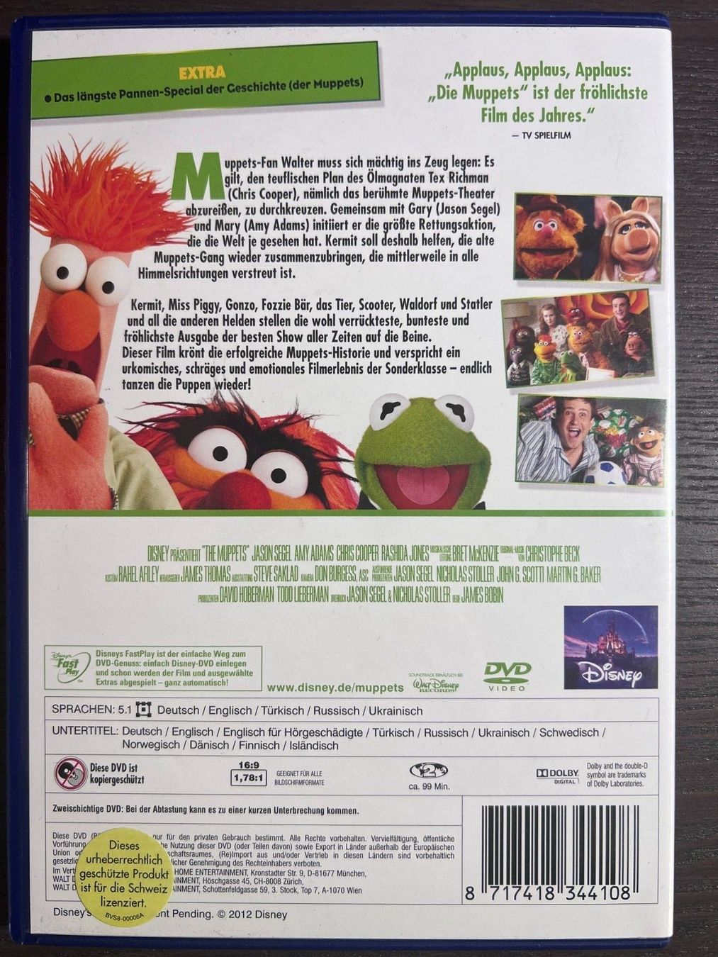 Tutti i DVDs: Die Muppets – Usato da Zürich venduto da FilmFreunde 1