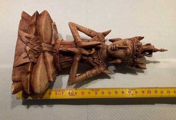 Figuren: Anmutige, Balinesische Tempelfigur aus Holz – Gebraucht aus Gossau/ZH von amazonas66 3