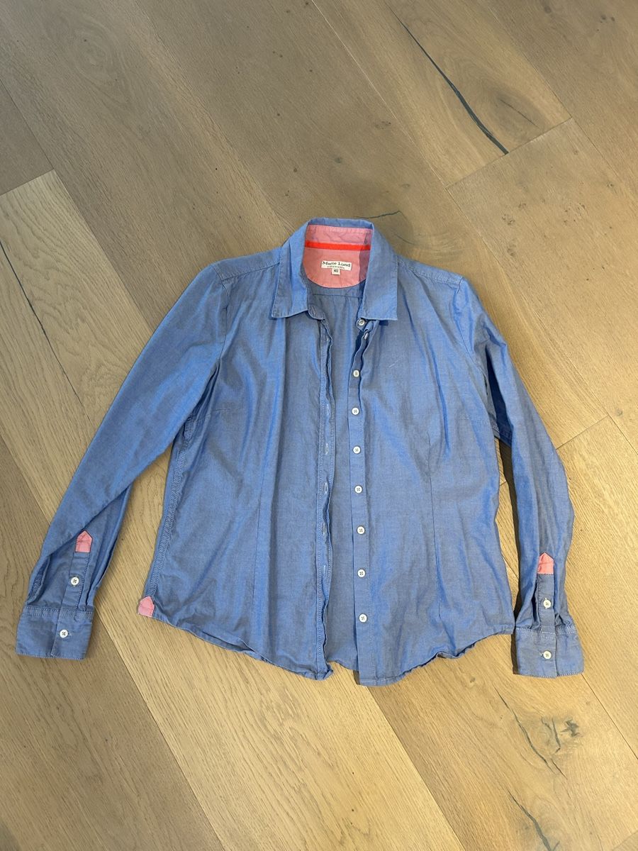 Chemisiers: Hemd Bluse Marie Lund Gr. 40 blau pink – D'occasion à Zug par Gibbi80