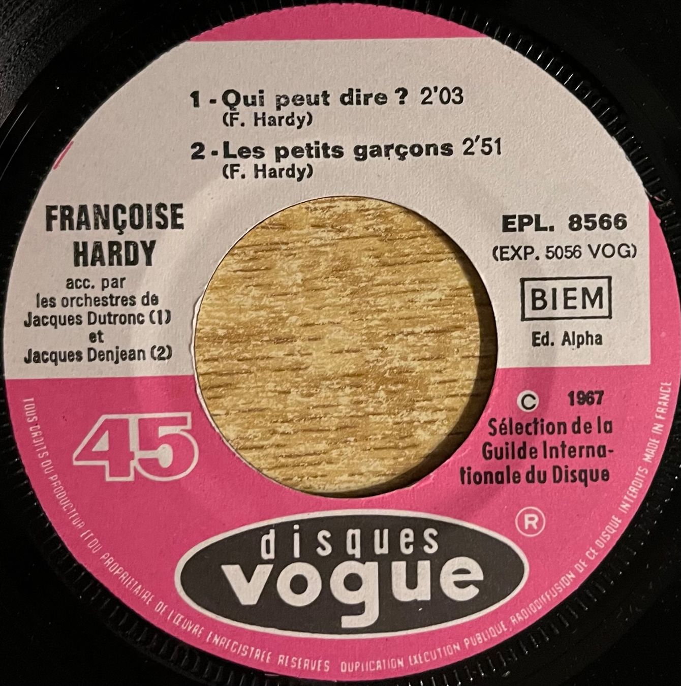 Dischi in vinile: FRANÇOISE HARDY - VOILÀ – Usato da Bussigny venduto da vinyl-pas-cher 3