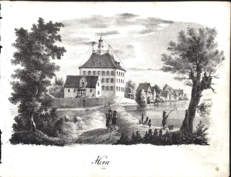 Incisioni: Horn Lithographie von Pecht – Usato da Rafz venduto da Helvet32