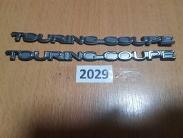 Klebe Emblem, Touring-Coupe   2stk.