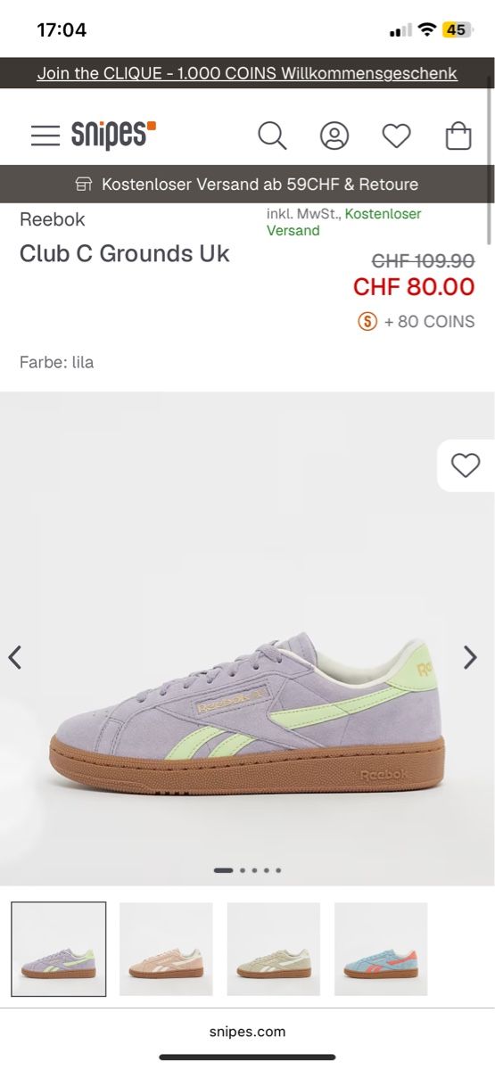 Reebok Scarpe da donna: Reebok sneakers lila/grün 37.5 – Nuovo (secondo la descrizione) da Zürich venduto da cyn_yf2n 2