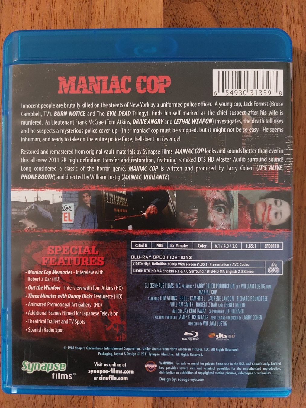 Tutti i DVDs: Blu Ray - Maniac Cop – Usato da Rheinfelden venduto da Onyx74 1