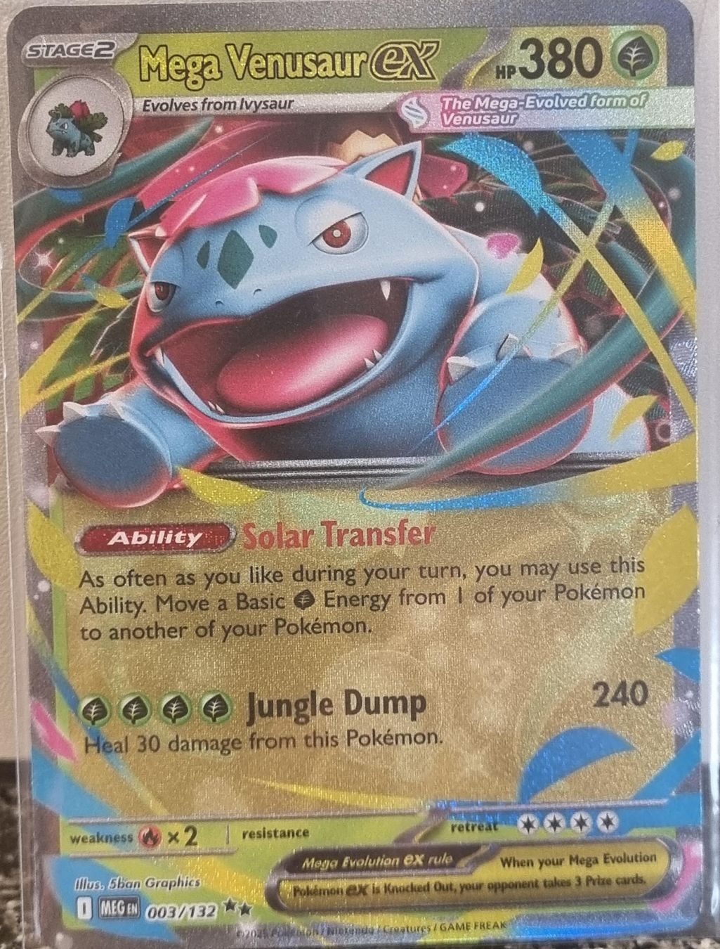 Pokémon Sammelbilder & Trading cards: Pokémon – Mega Venusaur ex 🇺🇸 - MEG-003 - Mega Evolution – Gebraucht aus Bern von NeoSatoshi