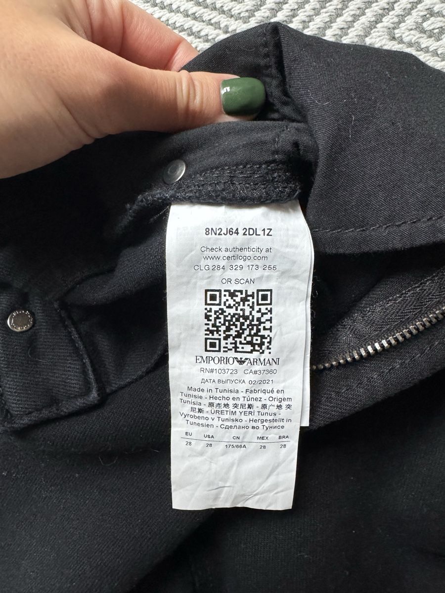 Armani Jeans: Emotion Armani black high waist jeans – Nuovo (secondo la descrizione) da Zürich venduto da ari_cr2f 5