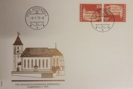 B68) K52, Appenzell Kehrdruck Illustrierter FDC