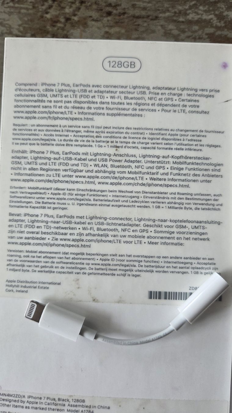Apple Telefoni cellulari / Smartphones: iPhone 7 Plus 128GB black – Usato da Beringen venduto da JoeyAppenzeller 2