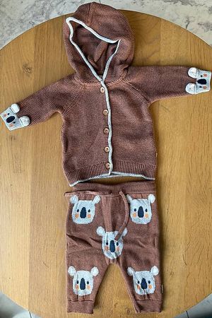 Baby Winter Koala Set Hose und Jacke (0-3M)