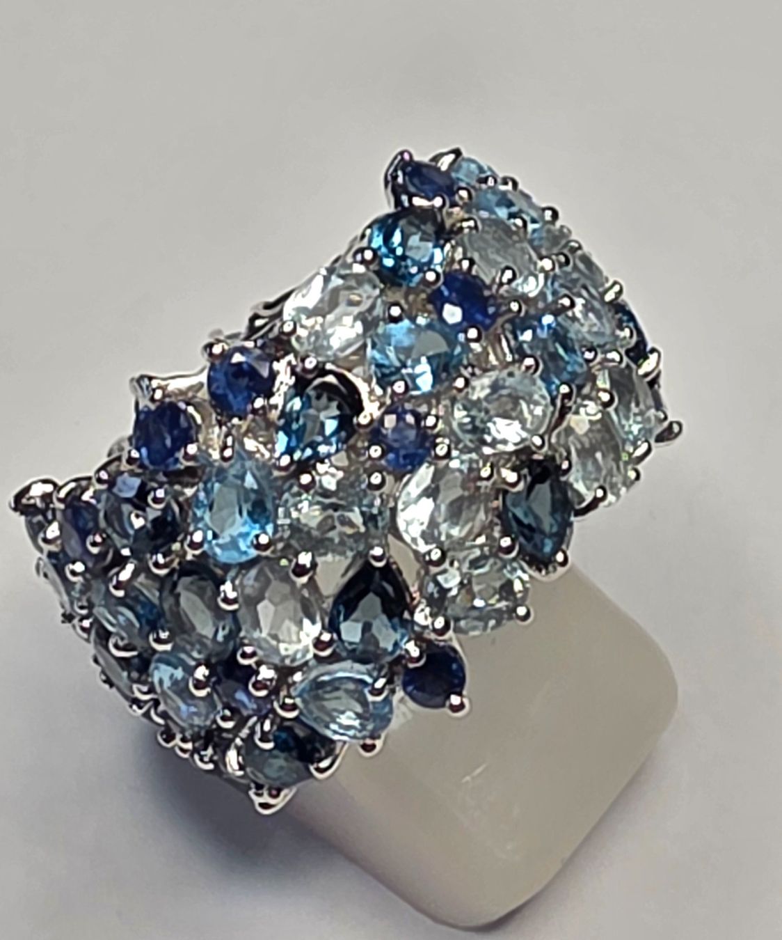Bagues: Blau Safir mit Topas Ring – Neuf (Voir description) à Zürich par adriben 7