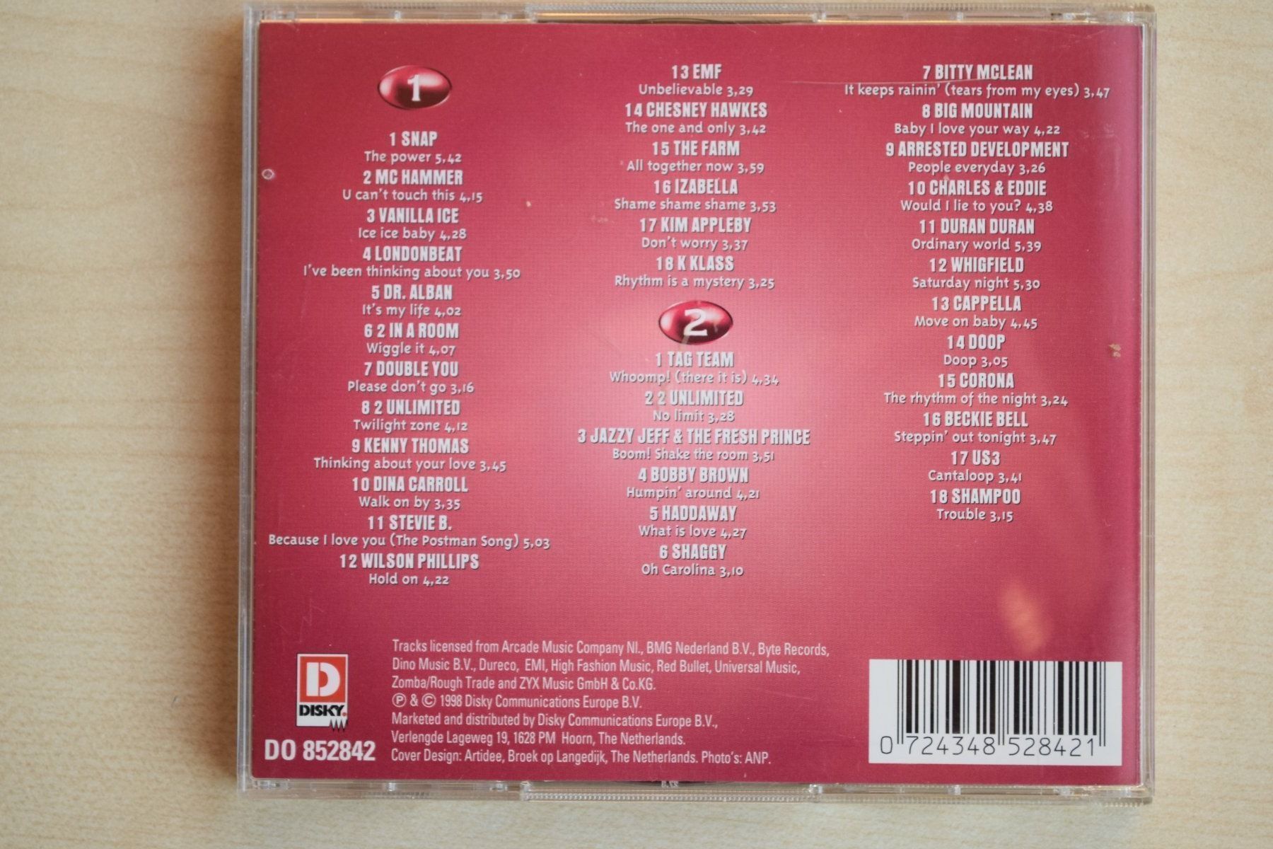 CD: MILLENIUM 1990-1994/2 CDs (479) – Usato da Reutigen venduto da DONDON55 1