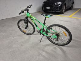Kinder Mountainbike Cube 24 Zoll grün gebrauchter Zustand