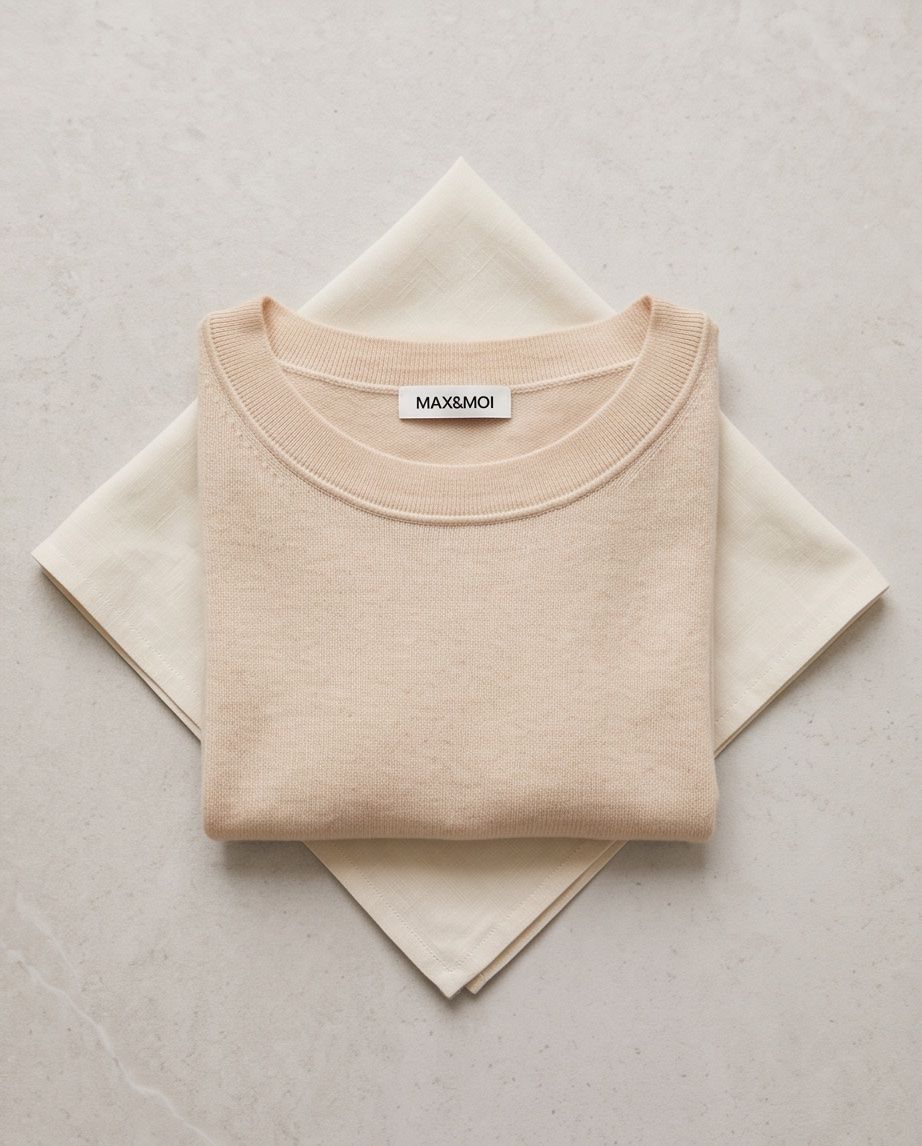 Max & Moi Maglioni & Felpe: Pull Max&Moi beige élégant, 100% cachemire taille XS – Nuovo (secondo la descrizione) da Vuisternens-Romont venduto da gol_xp6p 1