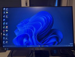Philips 24" Monitor 75 Hz 24 Zoll + HDMI + Displayport Kabel