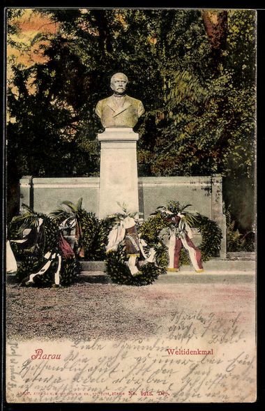 Cartoline postali: AK Aarau, Weltidenkmal – Usato da Berlin venduto da bartko-reher