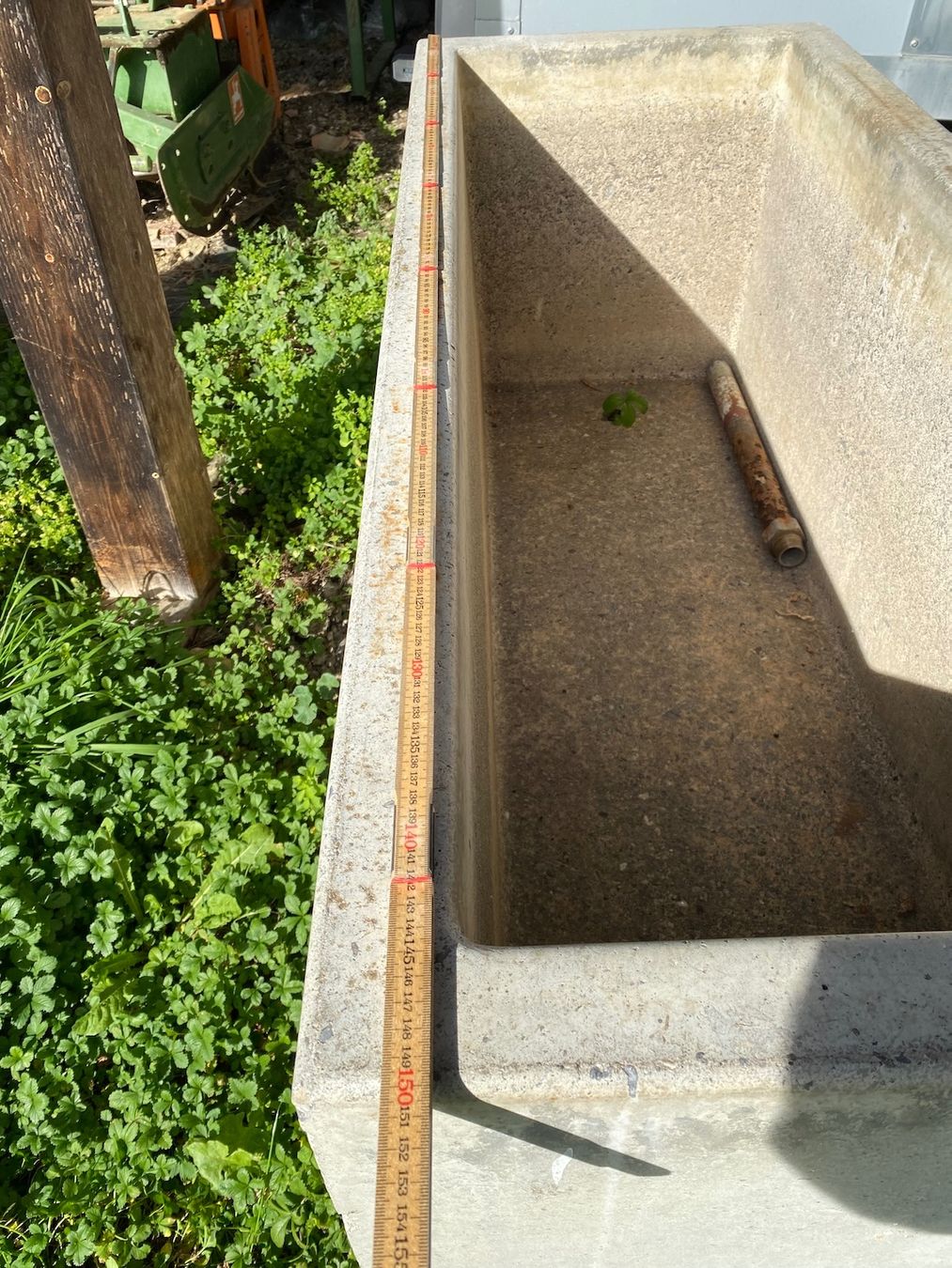 Beton Trog, Tränke, Pflanztrog, 150 cm, Top Zustand! (Gebraucht) in ...