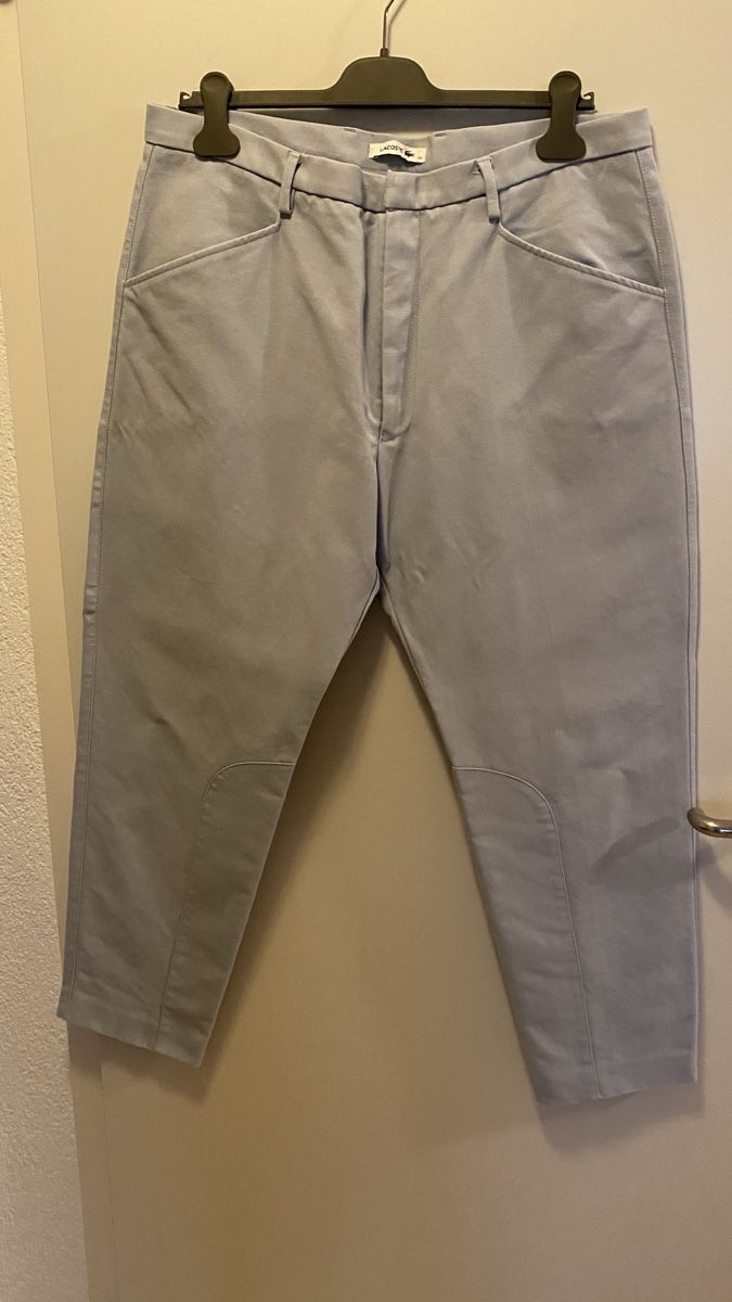 Lacoste Pantaloni: Lacoste Herren Hose, hellblau, Gr. 46, – Usato da Erlinsbach SO venduto da Nina040